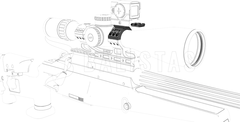 Montážní sada Vector Optics X-ACCU 34mm 8