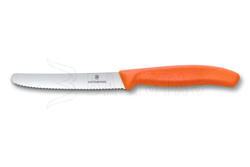Nůž Victorinox Na Rajčata Zoubkovaný 6.7839.C1 Oranžový 01.jpg