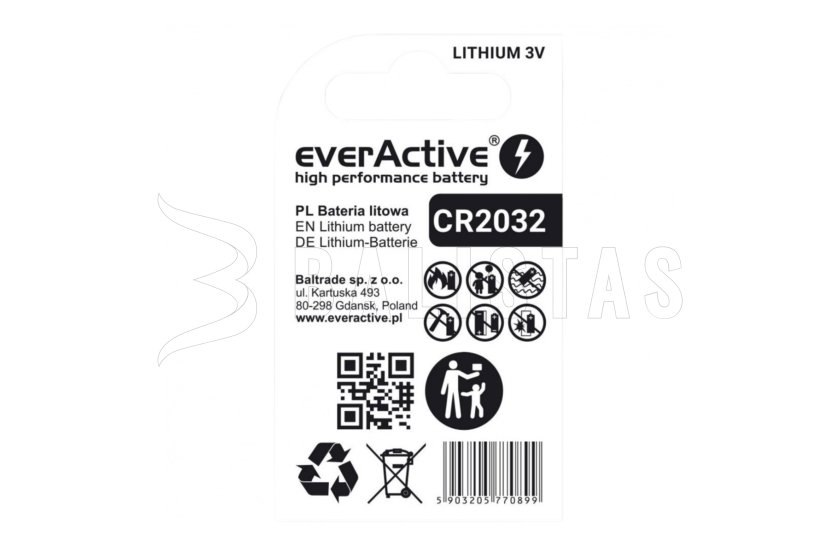 Batéria everActive CR2032 3