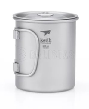 Titánový hrnček Keith s viečkom 300ml 2
