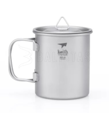 Titánový hrnček Keith s viečkom 300ml 3