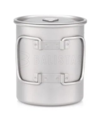 Titánový hrnček Keith s viečkom 450ml 5