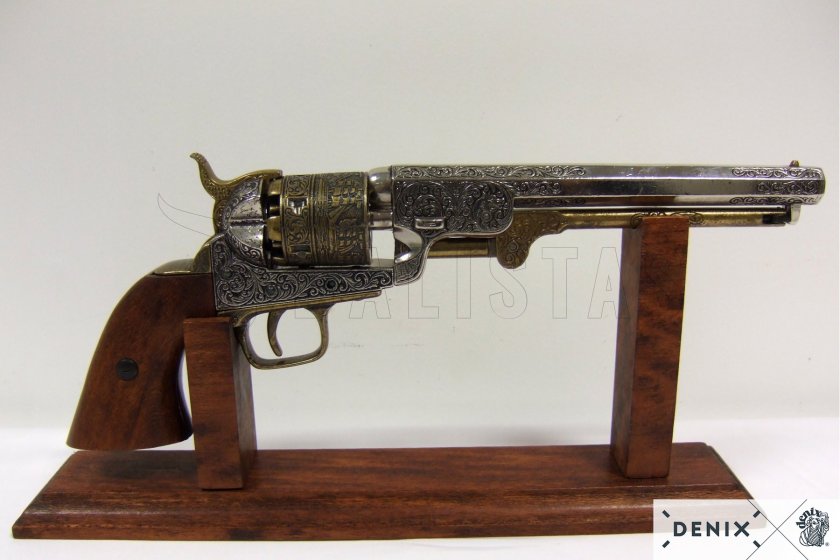 Replika Colt Navy 1851 – mosadz 2