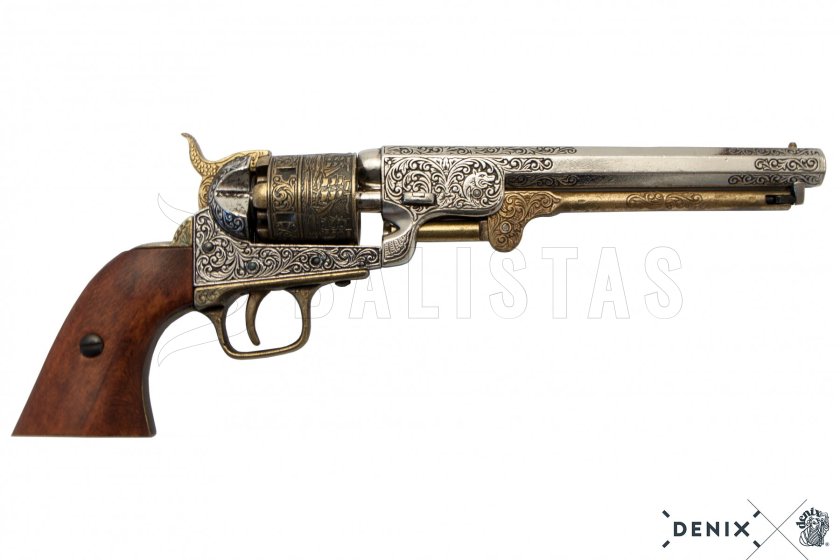 Replika Colt Navy 1851 – mosadz