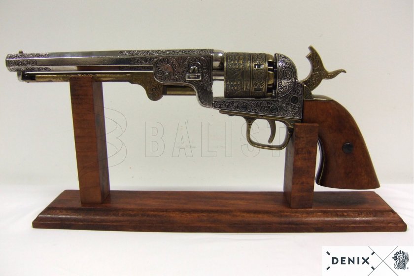 Replika Colt Navy 1851 – mosadz 9
