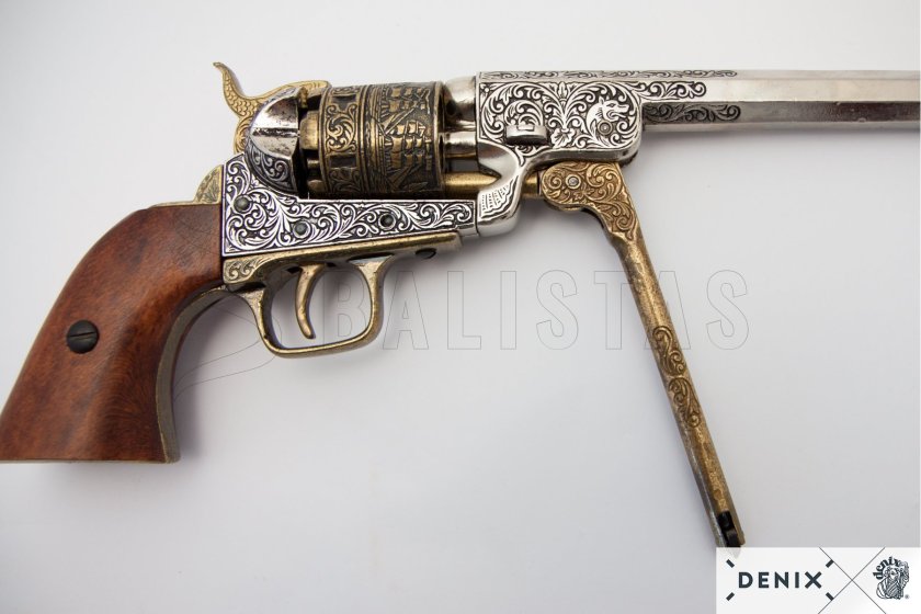 Replika Colt Navy 1851 – mosadz 11