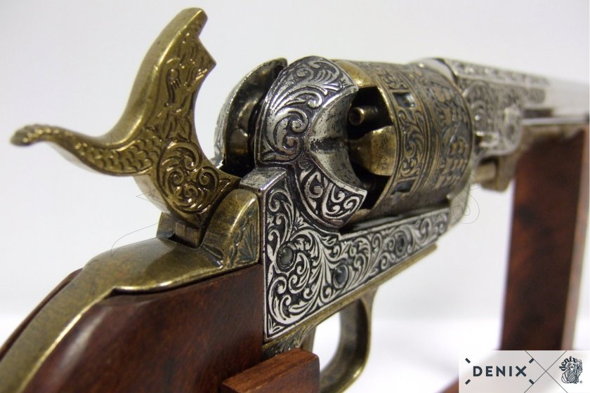 Replika Colt Navy 1851 – mosadz 5
