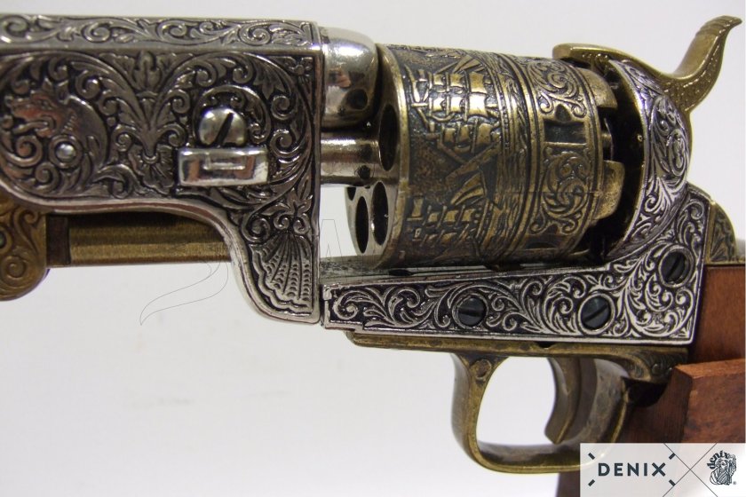 Replika Colt Navy 1851 – mosadz 8