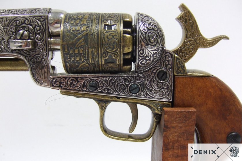 Replika Colt Navy 1851 – mosadz 10