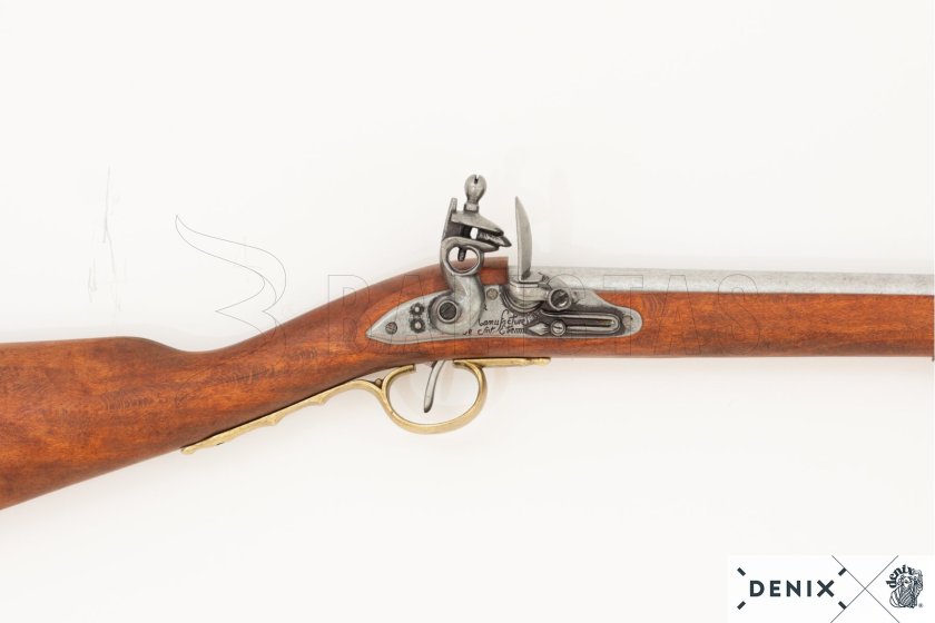 Replika francúzska kresadlová puška s bodákom, 1806 3