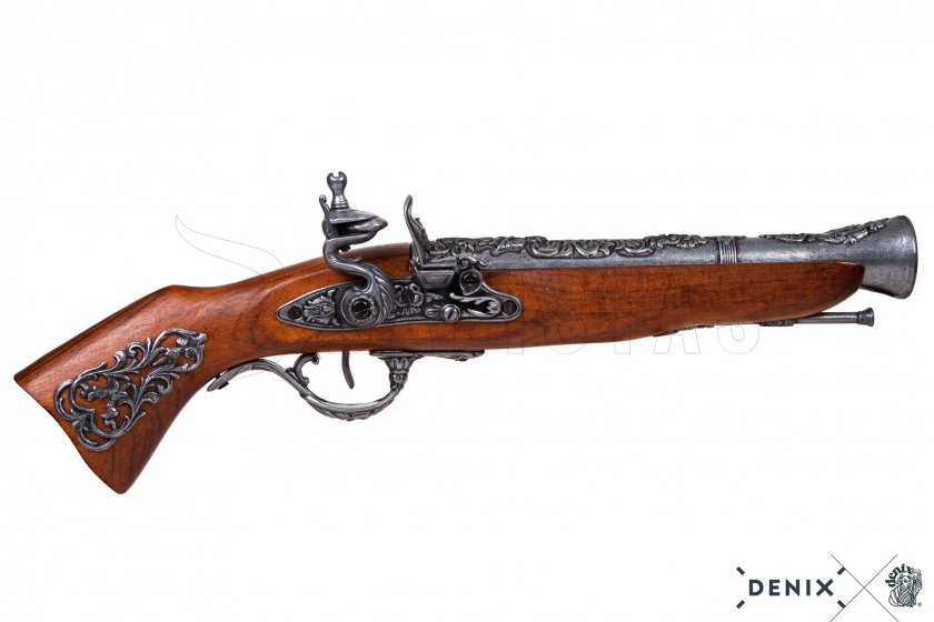 Replika kresadlovej pištole Blunderbuss, Rakúsko 18. storočie