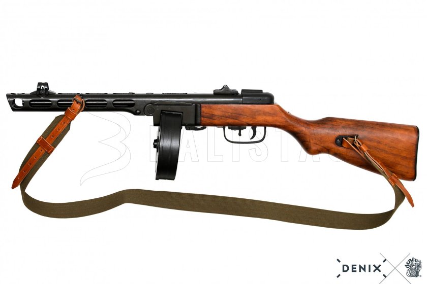 Replika PPŠ-41 Špagin s popruhom, ZSSR 1941