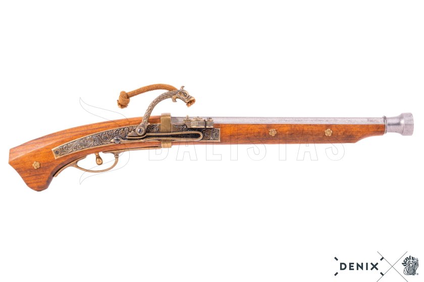 Replika pištole s knôtovým zámkom, Japonsko 1800