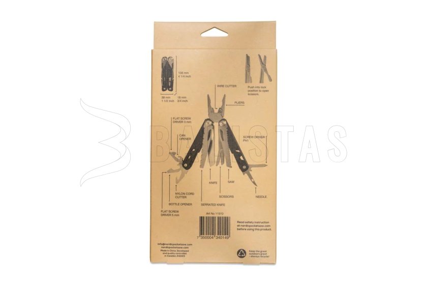 Náradový nôž Nordic Pocket Saw Multi-Tool 13 8