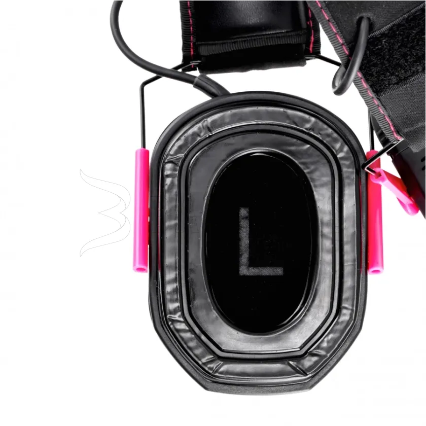Aktívne strelecké slúchadlá RealHunter Active ProSHOT QuadTAC Devil Pink 8