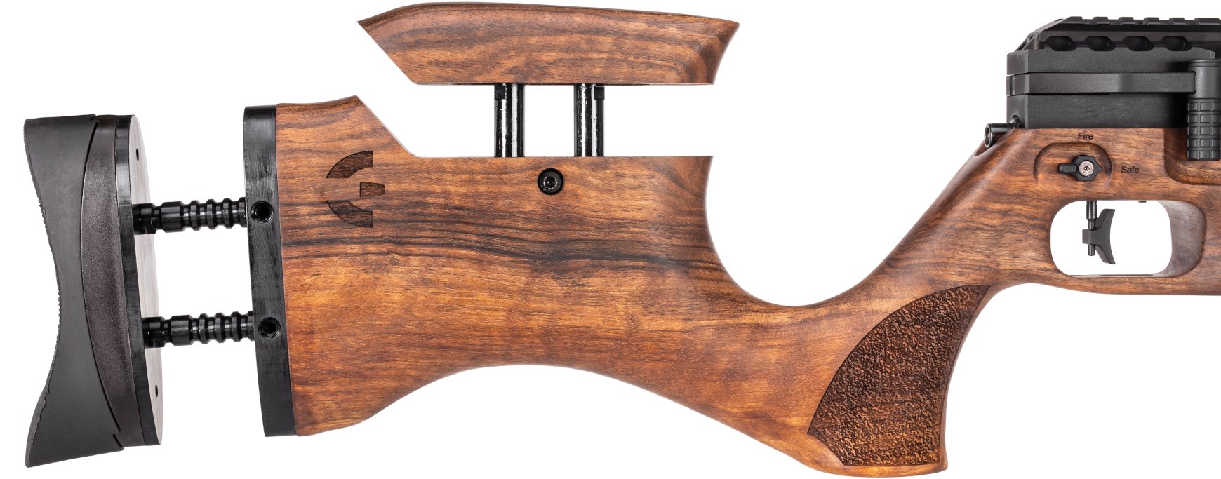 ETW cheekpiece and buttpad text