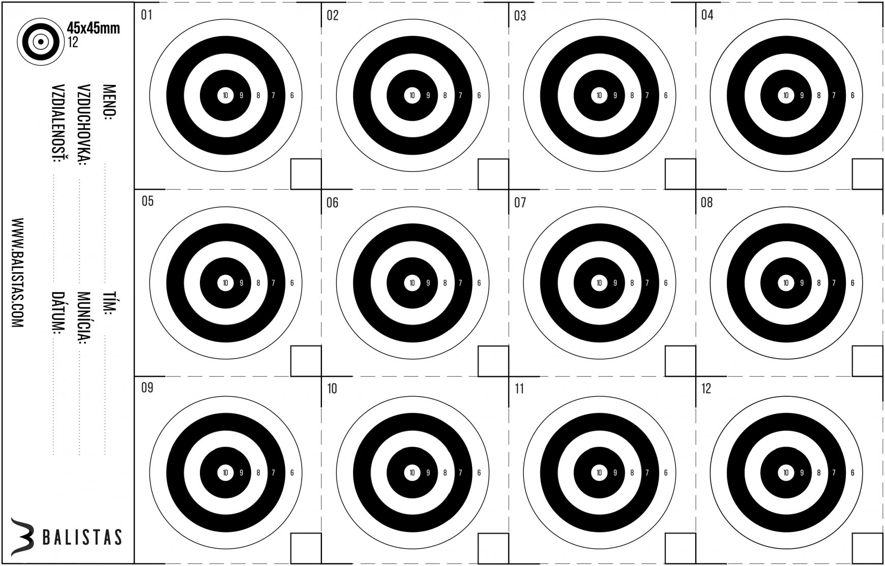 Target SK 45x45